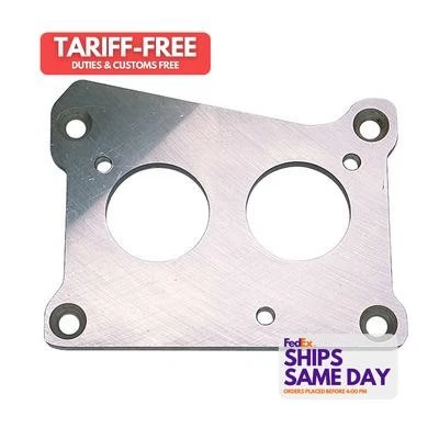 Trans-Dapt 2204, One Natural Steel Holley 2Bbl To Sbc Tbi Front Mount Performanc - Image 1 of 4