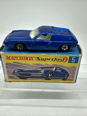 Matchbox Superfast Model No. 5 Lotus Europa 1969 In Original Box - Image 1 of 4