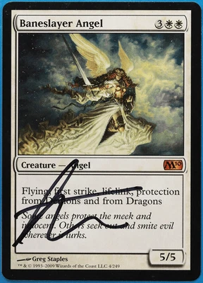 Baneslayer Angel Magic 2010 / M10 NM Mythic Rare SIGNED CARD (504712) ABUGames - Image 1 of 2