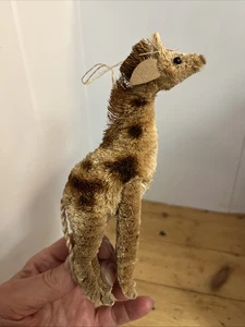 Cepillo de cerdas Buri jirafa 7" botella cepillo fibra adorno animal safari - Imagen 1 de 8