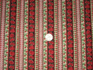 Strawberry Delight By Fabric Freedom of London #F227  45" Wide  BTHY - Picture 1 of 4