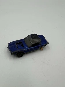 Hot Wheels Redline Python 1968 Blue Enamel Diecast Car Vintage Mattel Hong Kong - Picture 1 of 7