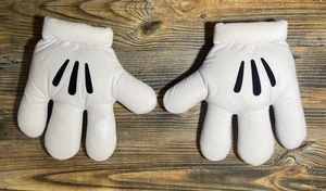Disneyland Resort Guanti Topolino Peluche Mano Costume Bianco 10" Parchi Disney - Foto 1 di 4