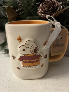 Rae Dunn x Peanuts Snoopy Halloween "Pullover Wetter" Kaffeebecher - Bild 1 von 5