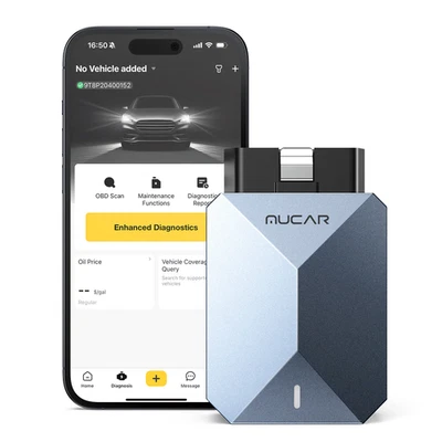 MUCAR BT200 MAX OBD2 扫描仪 汽车 AI 诊断工具 完整系统 免费更新 全新 — 第 1/4 张图片