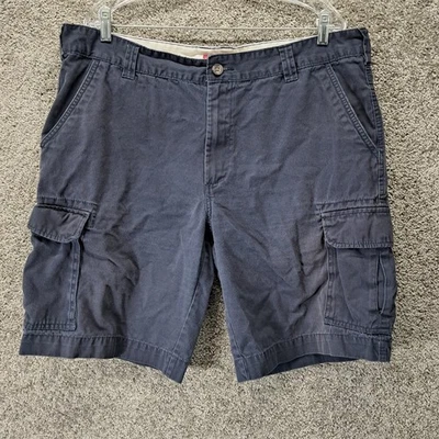Merona Men's Cargo Shorts 100% Cotton Faded Blue Size 38 - Image 1 of 4