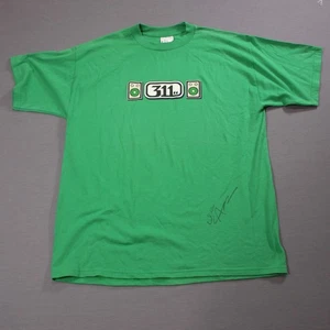 Camiseta 311 Soundsystem Banda de Música Verde 3 Firmas Autografiada Talla XL - Imagen 1 de 14