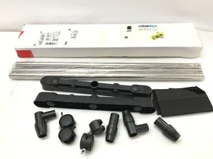 relaxdays Appendiabiti regolabile su ruote - Argento incompleto - Foto 1 di 6