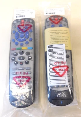 2 Genuine Dish Network TV Remote Controls  - 20.1 TV1 & 21.1 TV2 - New Sealed - Image 1 of 3