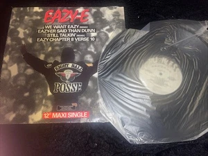 Eazy-E We Want Eazy Remix Maxi Single EP Vinyl Record 1989 VG/EX - Picture 1 of 9