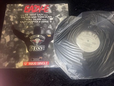 Eazy-E We Want Eazy Remix Maxi Single EP Vinyl Record 1989 VG/EX - Image 1 of 4