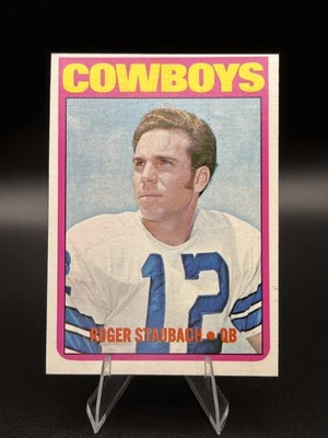 Fútbol americano Topps 1972 - Roger Staubach #200 casi nuevo+ Foto 1 de 3