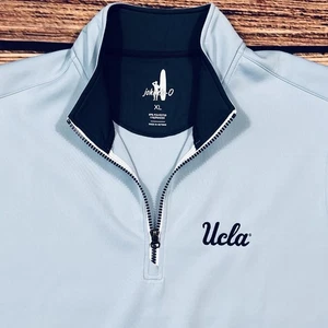 Johnnie O Herren UCLA Weste Daves Performance Pullover 1/4 Zip Golf XL hellblau - Bild 1 von 6