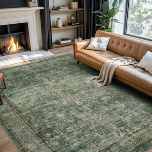 5x7 Area Rugs for Bedroom Non Slip Washable Floor Carpet Distressed Printed D... - Picture 1 of 6