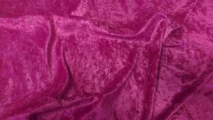 Tela de terciopelo triturado Cerise Pink - 1 Full Metre - Imagen 1 de 1