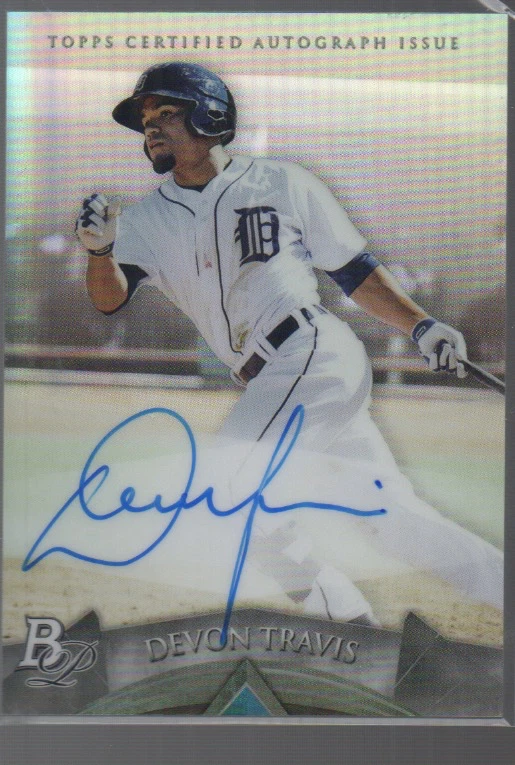 DEVON TRAVIS 2014 BOWMAN PLATINUM PROSPECTS AUTO CARD #AP-DT - Image 1 of 1
