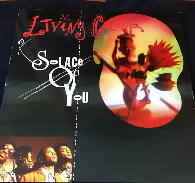 LIVING COLOUR SOLACE OF YOU 12'' VINYL EPIC RECORDS 656908-8 1991 FUNK METAL - Image 1 of 4