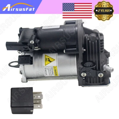 For Mercedes Benz GL ML Class W164 GL450 Air Suspension Compressor Pump+Relay US Foto 1 de 4