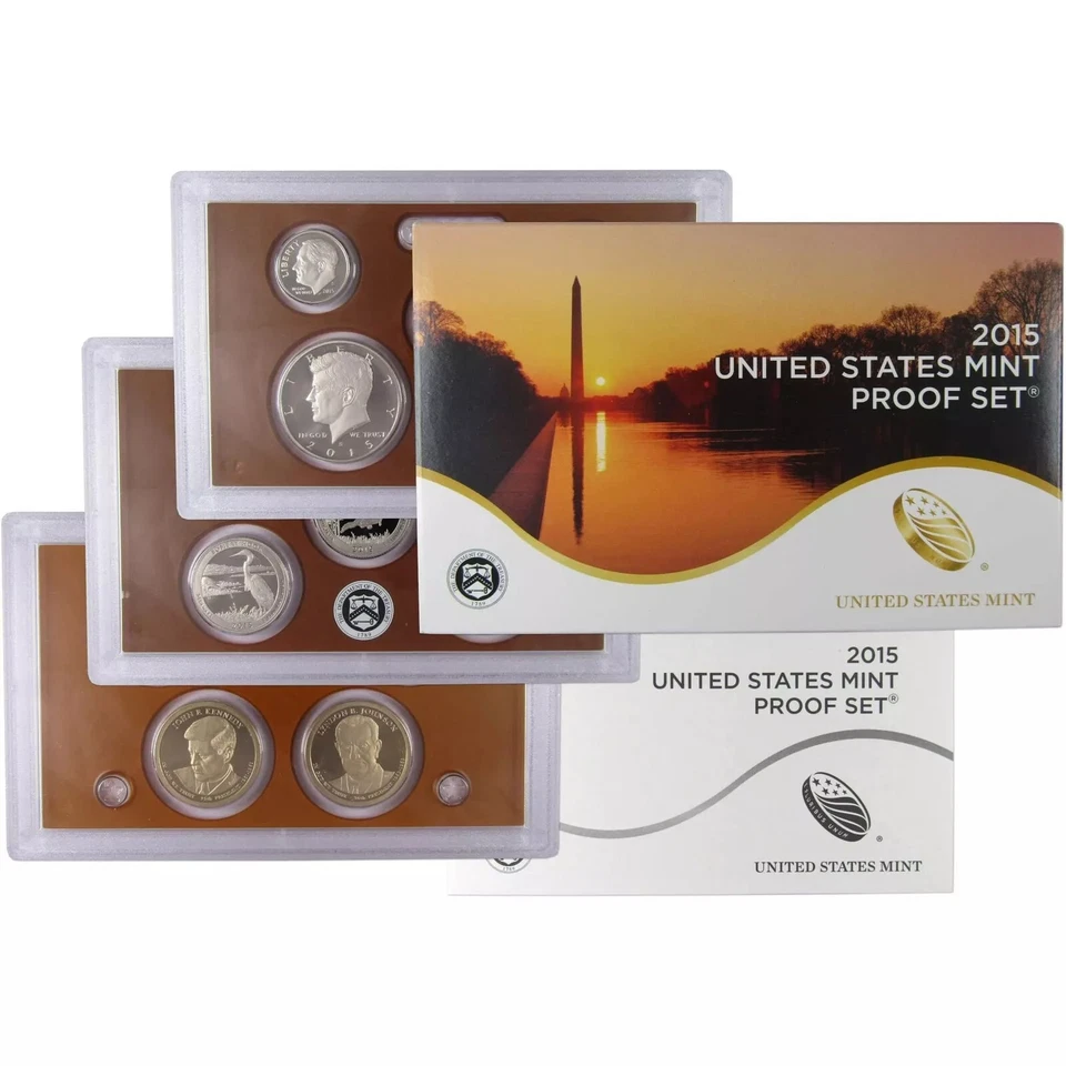 2015 S UNITED STATES MINT PROOF SET WITH OGP & COA - 14 COINS - Image 1 of 1
