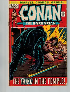 CONAN THE BARBARIAN #18(1972) Marvel Comics Gil Kane Art - Picture 1 of 2