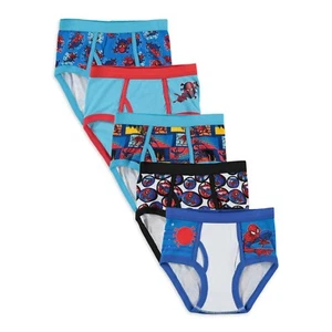Marvel Spider-Man 5 PC Briefs Underwear Boy Size 6 - Picture 1 of 3