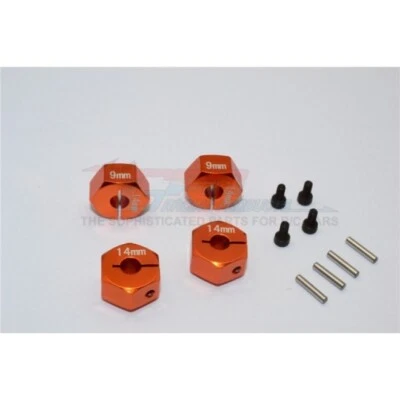 GPM Alu Hex Adapter 14x9mm For Optional 14mm Hex Wheel Only For EXO Terra Buggy - Image 1 of 4