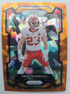 2023 Panini Prizm - Drue Tranquill #156 Orange Ice Prizm - Picture 1 of 2