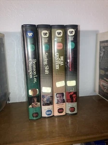 Warner Home Video 80s Clamshell VHS Lot Of 4 Rare Vtg - Picture 1 of 1