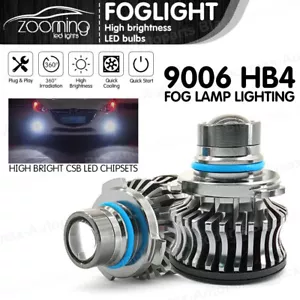 1 par de lentes de faro LED blancas HB4/9006 6500K bombilla de niebla láser alcance brillante - Imagen 1 de 9