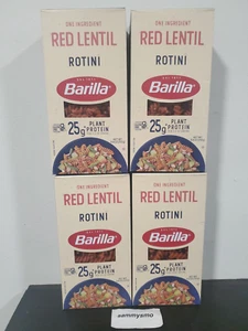 Barilla Red Lentil Rotini Pasta 8.8oz x4 Gluten Free Vegan Plant Protein - Picture 1 of 5