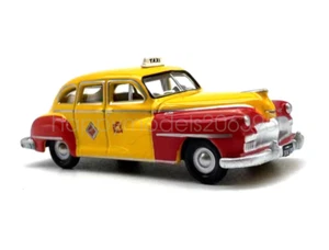 1:87 giallo Desoto San Francisco taxi modello classico auto metallo pressofuso - Foto 1 di 5