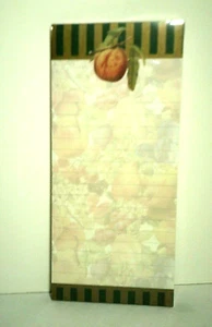 Vtg Note Memo Pad Magnetic Fridge Shopping List Fruit Gold Green NEW Sealed - Picture 1 of 4