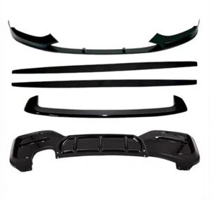 KIT DE CARROCERÍA SPOILER DIFUSOR DIVISOR GLOSS BMW SERIE 1 F20 F21 15-18 DOBLE SALIDA - Imagen 1 de 8