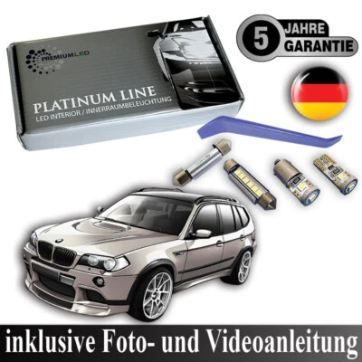 LED Innenraumbeleuchtung BMW X3 E83 Innenbeleuchtung Innenlicht Set SMD Canbus — 第 1/4 张图片