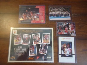 Michael Jordan 5 Oversized Cards+ 8x10 UD 1992-1993 #3691 / 22500 + Dream Team - Picture 1 of 7