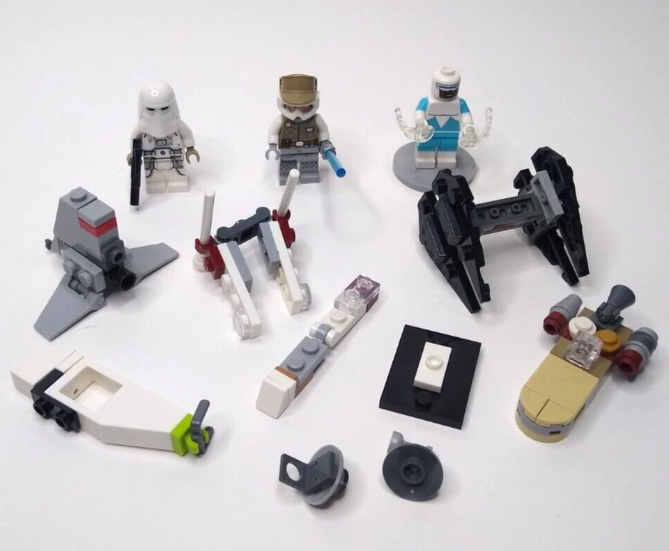Lot of LEGO Star Wars Advent Calendar Minifigures Vehicles Drones Disney - Image 1 of 4
