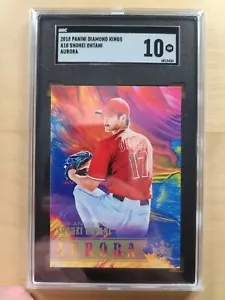 2018 Panini Diamond Kings Shohei Ohtani RC Aurora A10 SGC 10 GEM MINT ANGELS - Picture 1 of 2