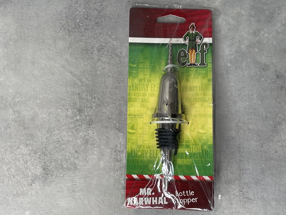 TAPÓN BOTELLA MR NARWHAL BUDDY THE ELF COLOR PLATA VACACIONES NAVIDAD Foto 1 de 1