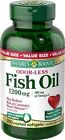 Nature's Bounty Fish Oil 1000 mg Omega-3, 220 Odorless Softgels Each