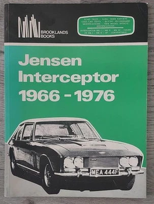 КНИГА ДОРОЖНЫХ ИСПЫТАНИЙ JENSEN INTERCEPTOR 1966-76 - Изображение 1 из 4