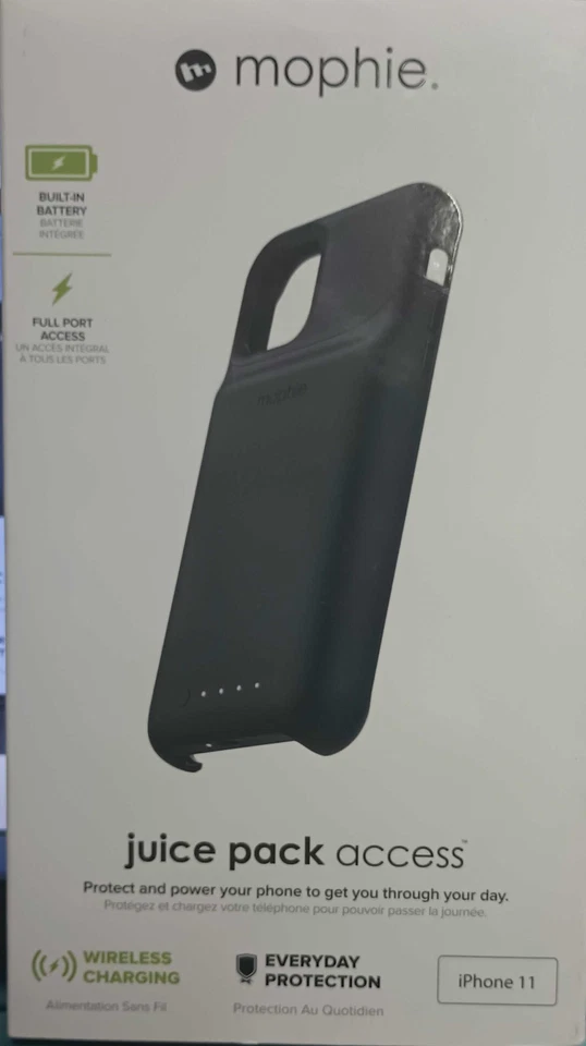 Mophie Juice Pack Access Charging Case for iPhone 11 Pro Max - Black