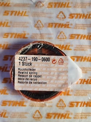 Resorte de rebobinado de arranque STIHL BG86 BG56 HS46 HS56 (4237-190-0600) Foto 1 de 3