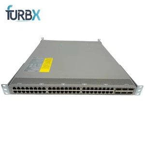 Conmutador de red Cisco Nexus N9K-C93108TC-EX 48 puertos 10 GbE 6 puertos 40/100 GB QSFP28 - Imagen 1 de 4