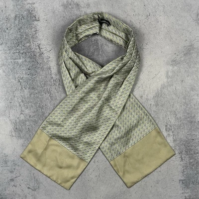 Hermes Ascot Rare Vintage Chains Pattern 100% Silk France Necktie Scarf 90’s - Image 1 of 4