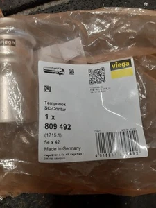 Accesorios de prensa Viega temponox 54 mm reducción 54/42 calefacción frío Viega 809492 - Imagen 1 de 2
