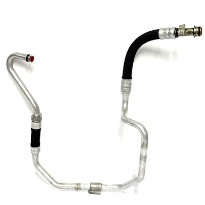 01-04 Jaguar XKR X100 Enfriador de aceite de motor Manguera de retorno Tubo MJE7471AA OEM 45K Foto 1 de 4