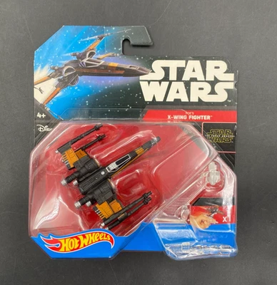 Hot Wheels Star Wars: The Force Awakens — литой истребитель Poe's X-Wing — НОВЫЙ - Изображение 1 из 4