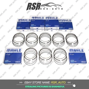 8pcs Piston Rings Set Φ93mm For BMW E63 E64 E66 E65 550i 650i X5 N62B48 4.8L V8 - Picture 1 of 7