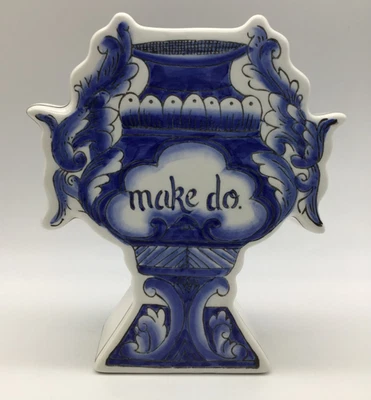 Jarrón Molly Hatch Pragmático "Hacer" Anthropologie Marcado 7 Pulgadas Foto 1 de 4