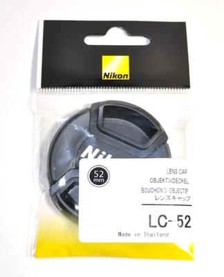 New Nikon LC-52 52mm Snap-on Front Lens Cap Genuine Camera Cover NEW from Japan - Image 1 of 4